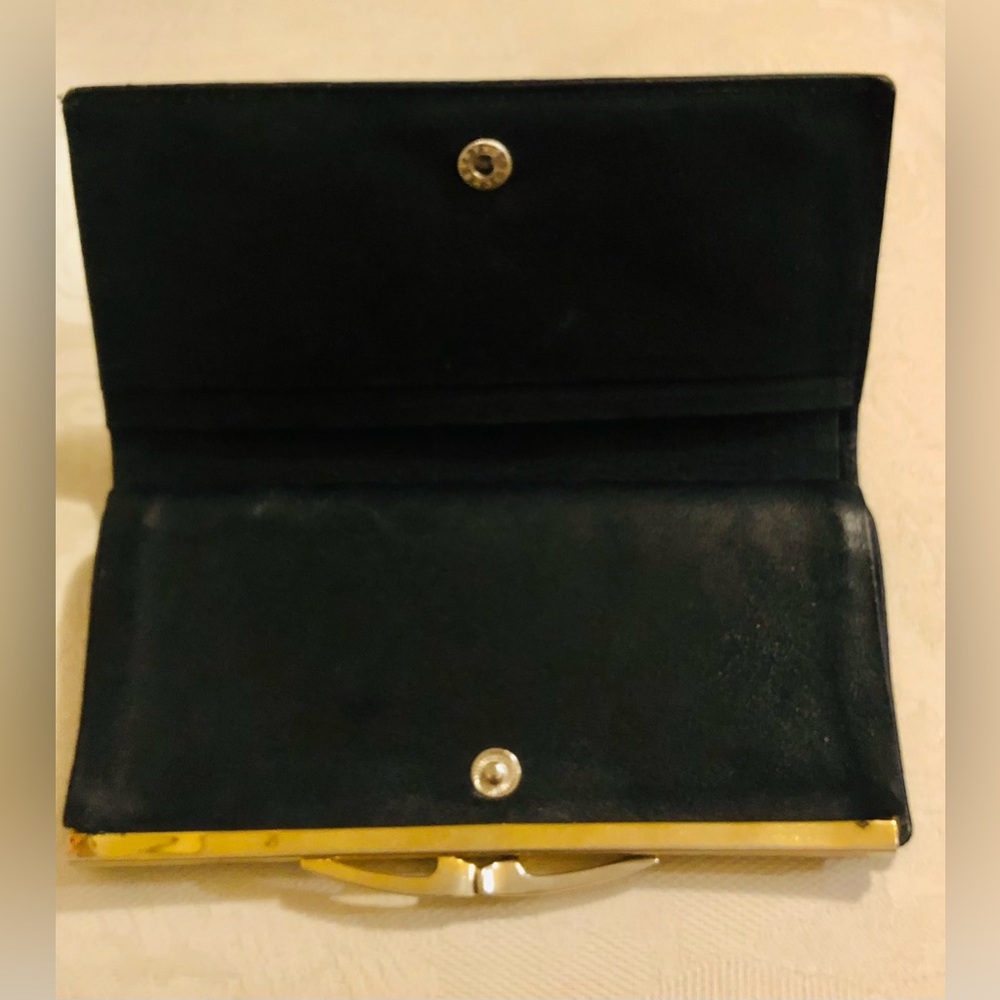 Vtg Custom Genuine Snakeskin long wallet with coin compartment - Picture 10 of 10